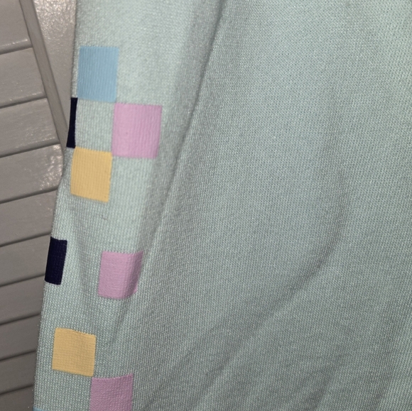 Pusheen Gamer Graphic Zip Up Long Sleeve Exclusive Mint Green Hoodie Sz L - Picture 4 of 5